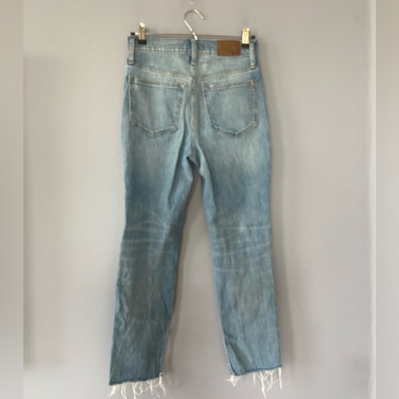 Madewell the Perfect Vintage Crop Distressed Jeans in Rosabelle Wash Size 26 - Picture 6 of 8